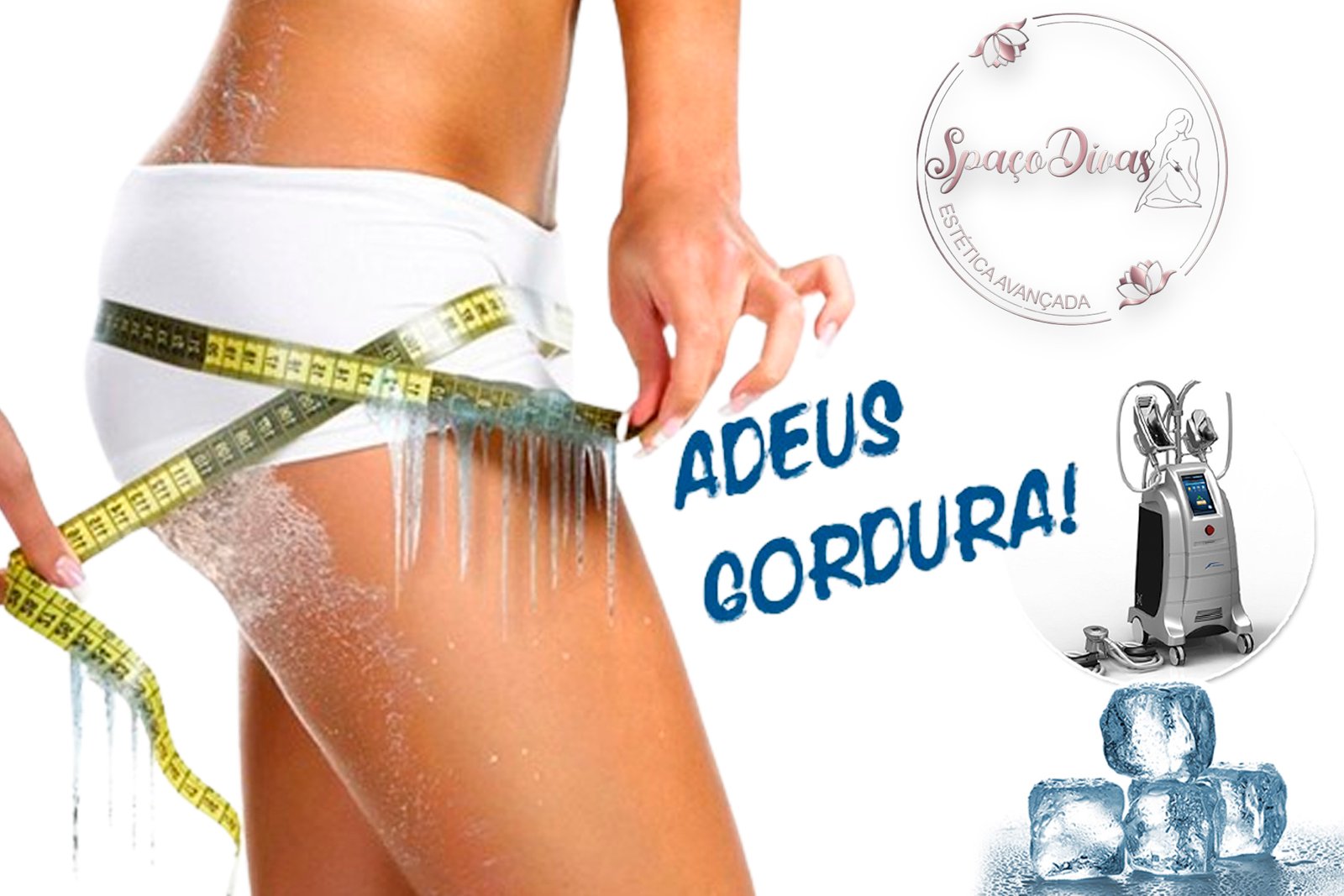 04 PLACAS DE CRIOLIPÓLISE AVANÇADA COM LIPO LASER + PÓS CRIO